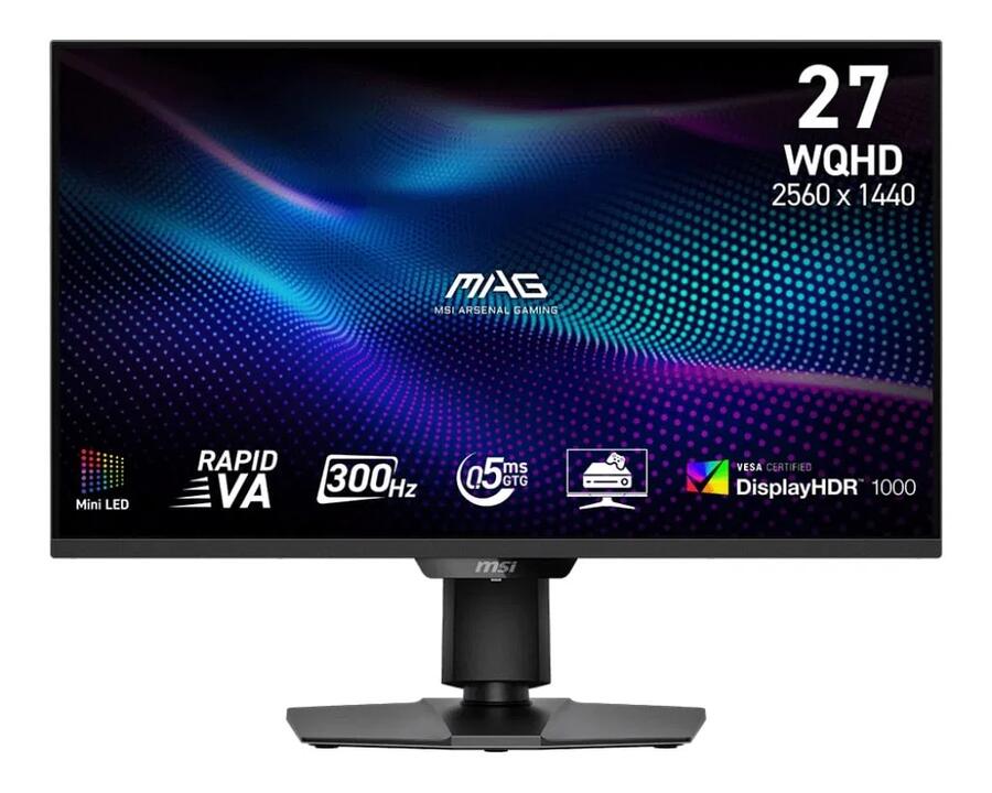 MSI MAG 274QPF X30MV 27" WQHD 0.5ms 300Hz AdaptiveSync Height Adjustable Monitor