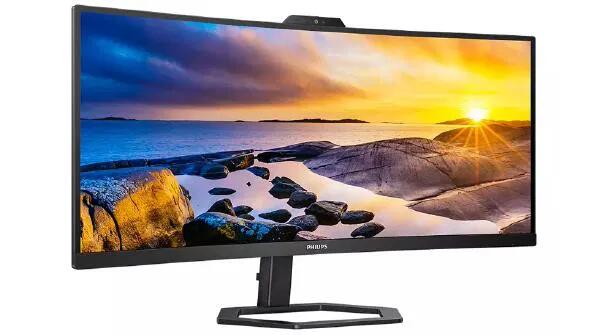 Philips 34E1C5600HE 34" WQHD 1ms 100Hz Monitor With Windows Hello Webcam