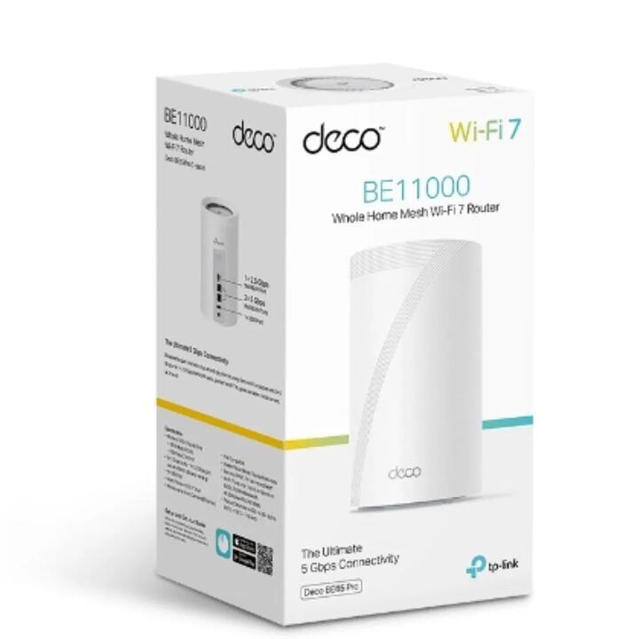 TP-Link Deco BE65 Pro BE11000 Whole Home Mesh Wi-Fi 7 System 1-Pack