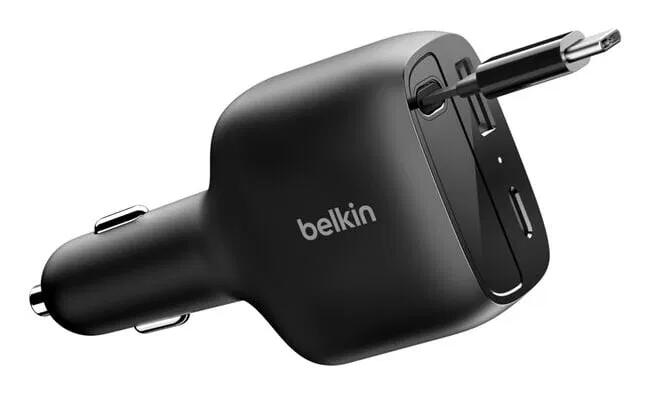 Belkin BoostCharge Retractable 75W Car Charger