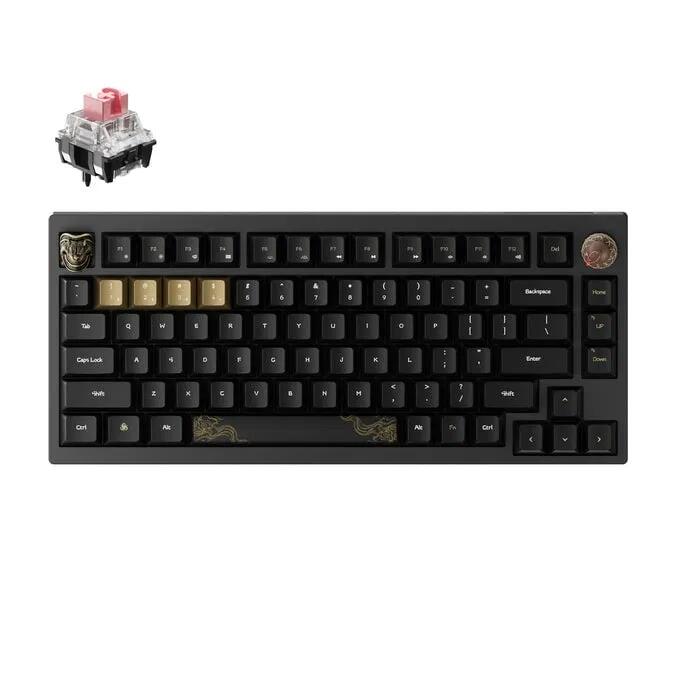 Keychron Black Myth Wukong Wireless Mechanical Keyboard - Pink