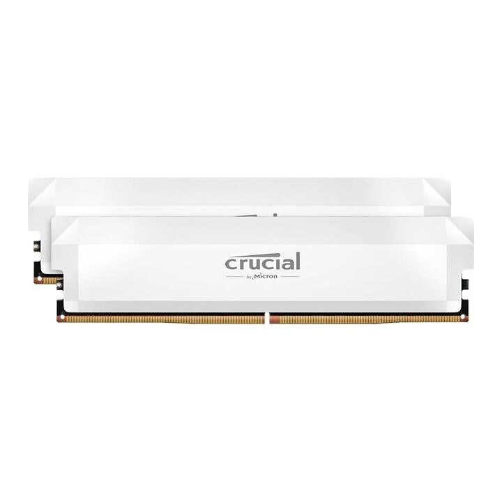 Crucial Pro 32GB (16GBx2) DDR5-6000 Memory - White