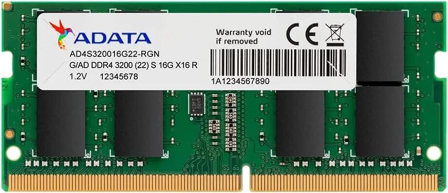ADATA 8GB (1x8GB) DDR4-3200 SODIMM Memory