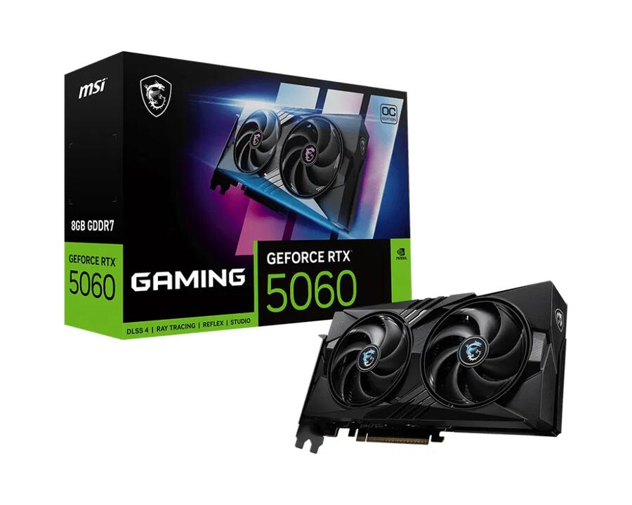 MSI GeForce RTX 5060 Gaming OC 8G Graphics Card