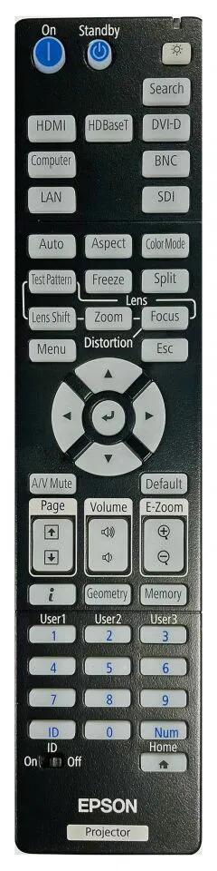 Epson Remote Control For EB PU1007With PU1008W