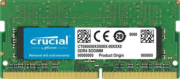 Crucial 8GB DDR4-3200 SODIMM Memory