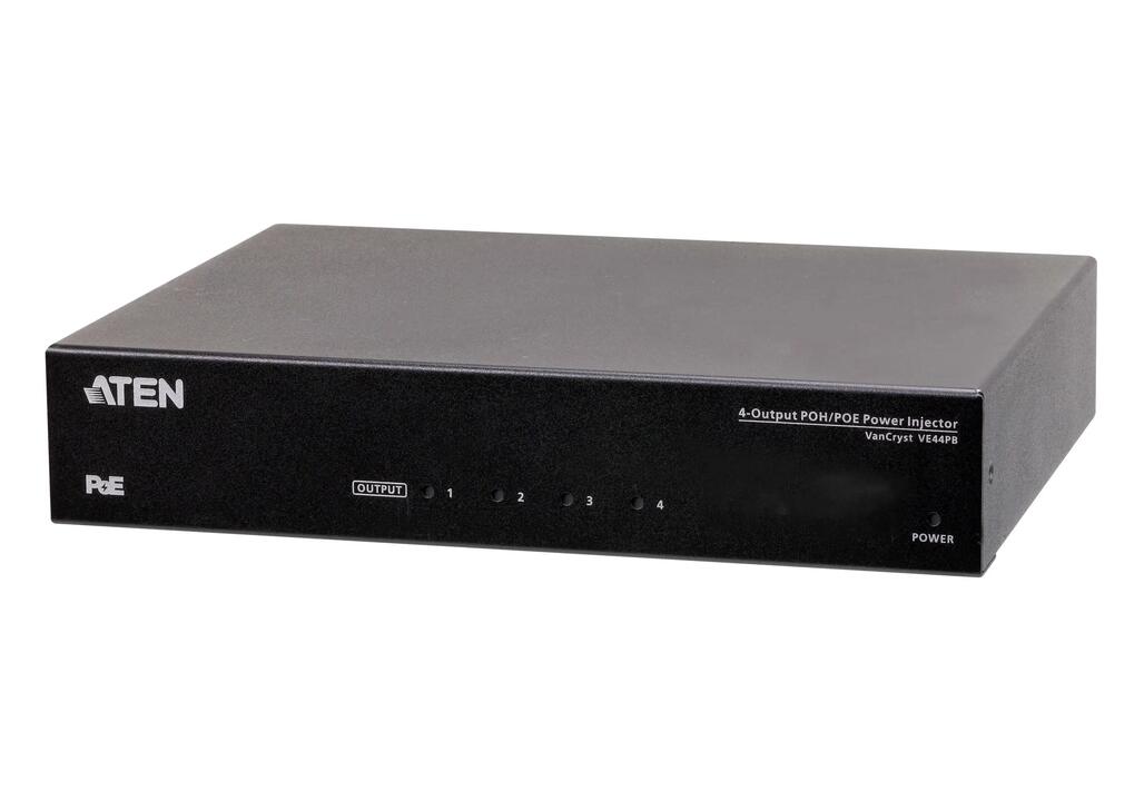 Aten 4-Output POH/POE Power Injector