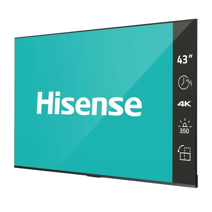 Hisense 43DP30FE 43" UHD 350nit 16x7 Digital Signage