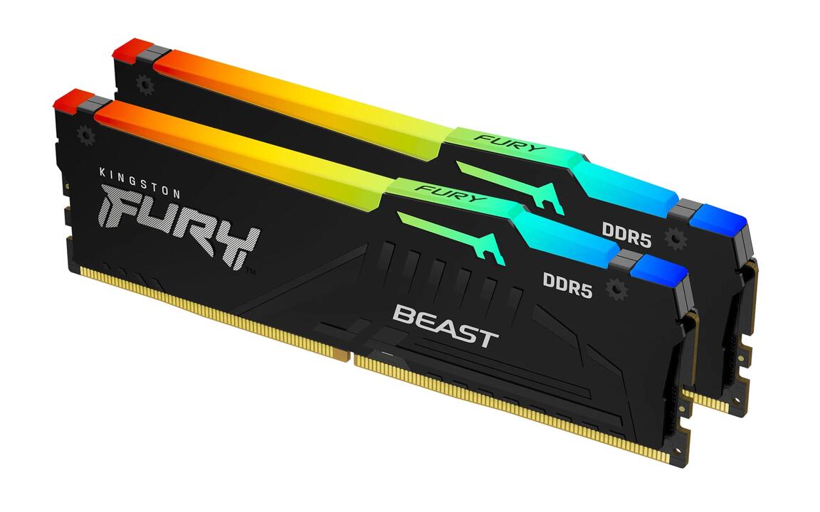 Kingston FURY Beast RGB 32GB(2x16GB) DDR5-6000 Memory