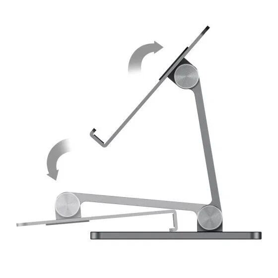 Alogic Edge Desktop Tablet Foldable Stand - Space Grey