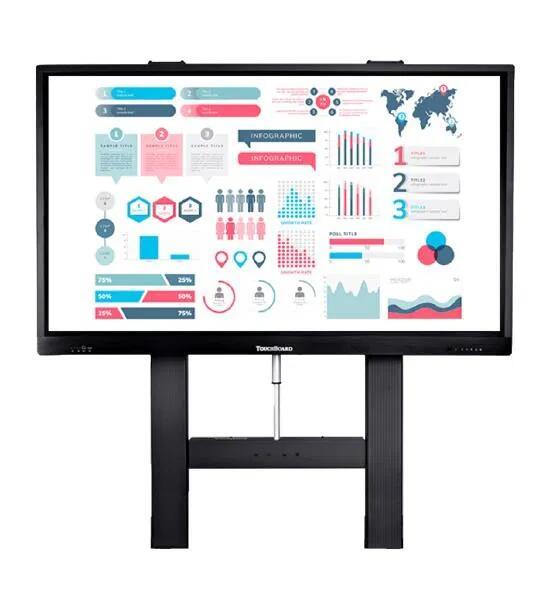 TouchBoard Wall Mount Height Adjustable Motorised Linear Lift System