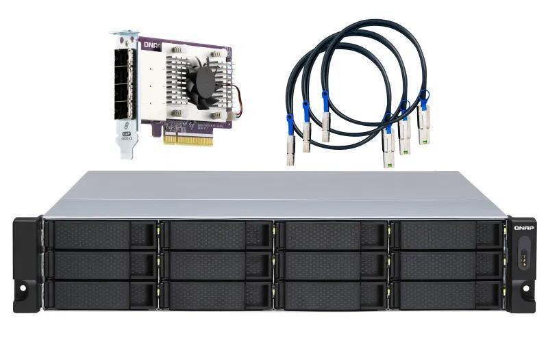 QNAP 12-Bay 2U Rackmount SATA JBOD Expansion Unit