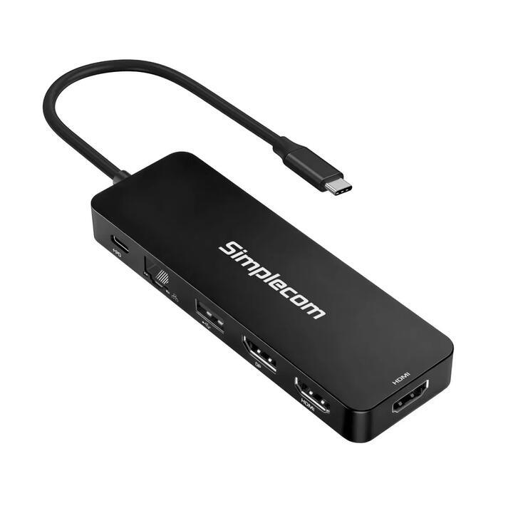 Simplecom 11-1 USB-C 4K Triple Display MST Docking