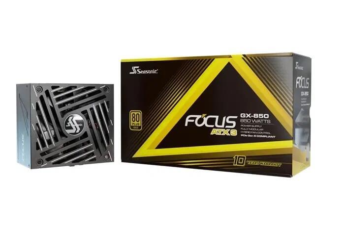 Seasonic 850W Focus GX-850 V4 Fully-Modular 80 PLUS Gold ATX3.1 PCIe 5.1 Power Supply Unit