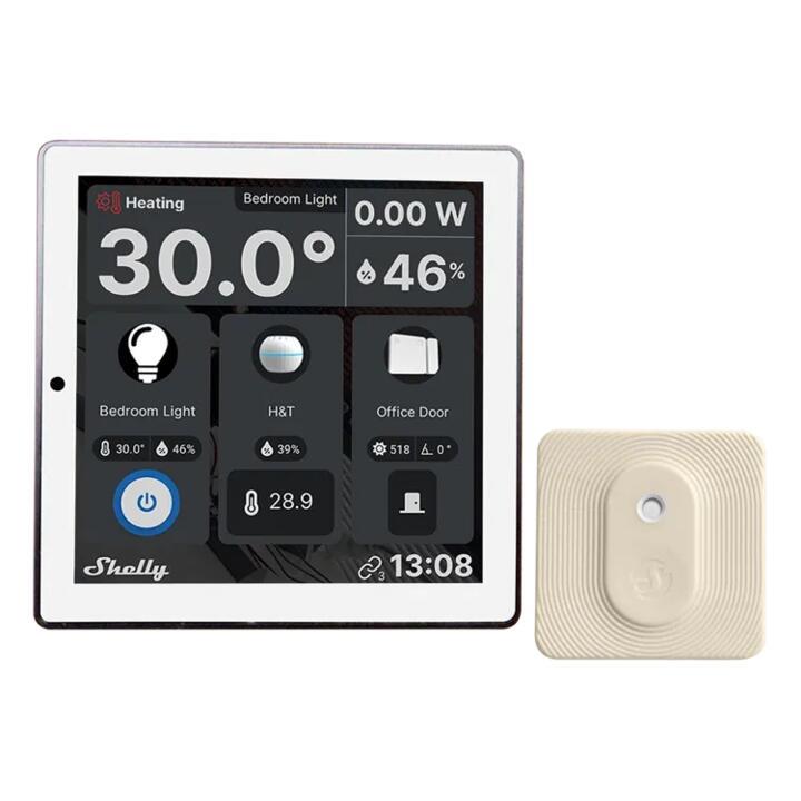 Shelly Wall Display Humidity &Temperature White