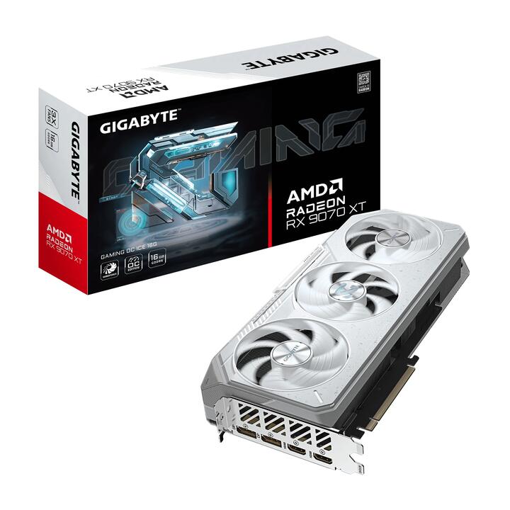 Gigabyte Radeon RX 9070 XT Gaming OC ICE 16G Graphic Card