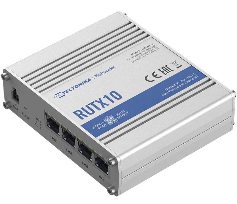 Teltonika RUTX10 Industrial Ethernet Router/VPN