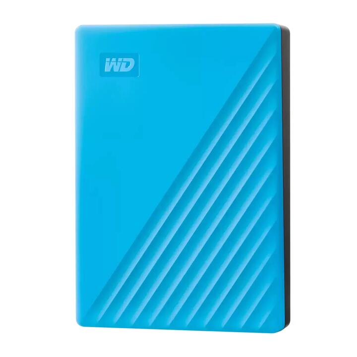 WD My Passport 6TB Portable Hard Drive - Blue