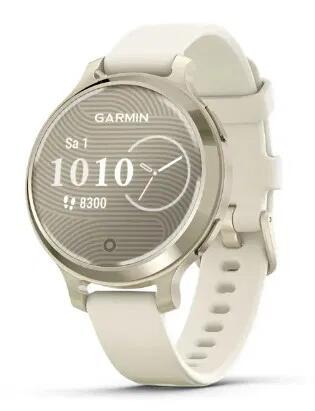 Garmin Lily 2 Active Smart Watch With Lunar Gold Case