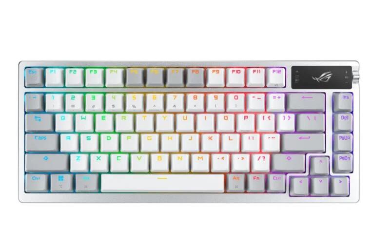 ASUS ROG Azoth RGB Keyboard Snow Switch - White