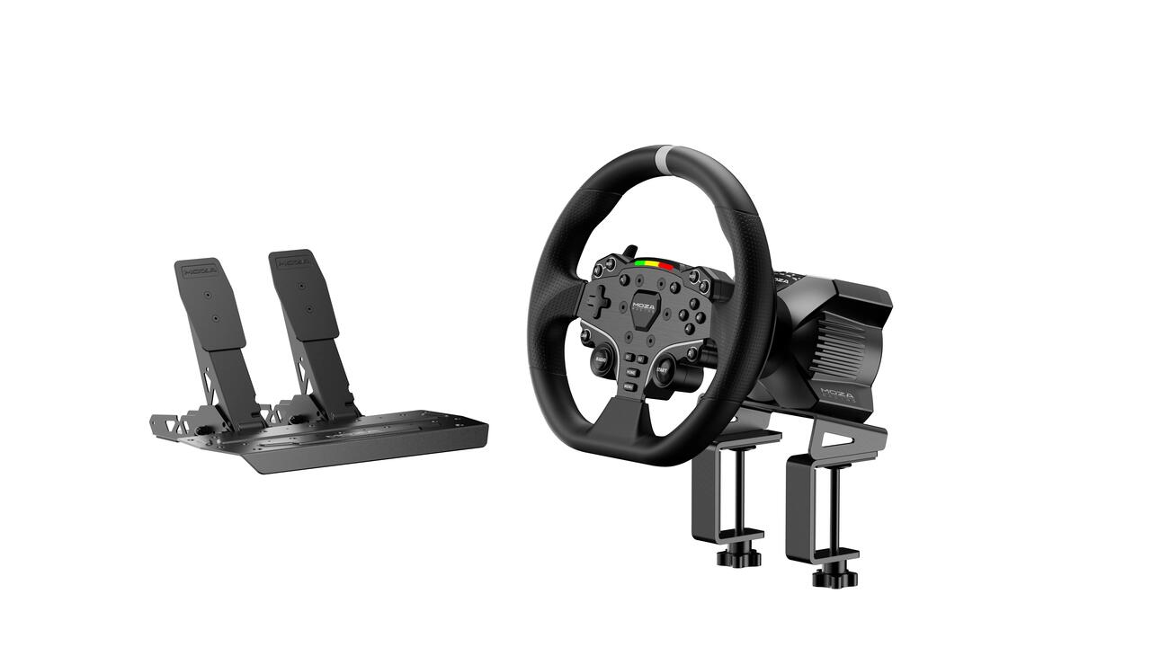 Moza Racing R3 Racing Wheel and Pedals Bundle For PC