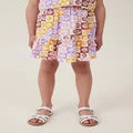 Cotton On Kids - Natalie Skirt - Rainbow/shell check