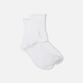 Cotton On Men - Essential Sock - White solid