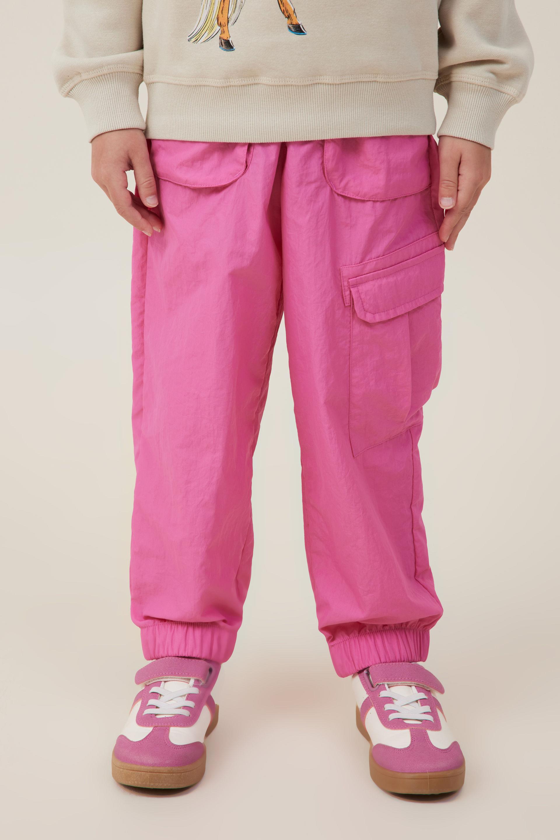 Cotton On Kids - Peta Parachute Pant - Raspberry pink