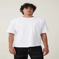 Cotton On Men - Box Fit Scooped Hem T-Shirt - White