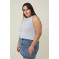 Cotton On Women - Curve The 91 Tank - Grey marle