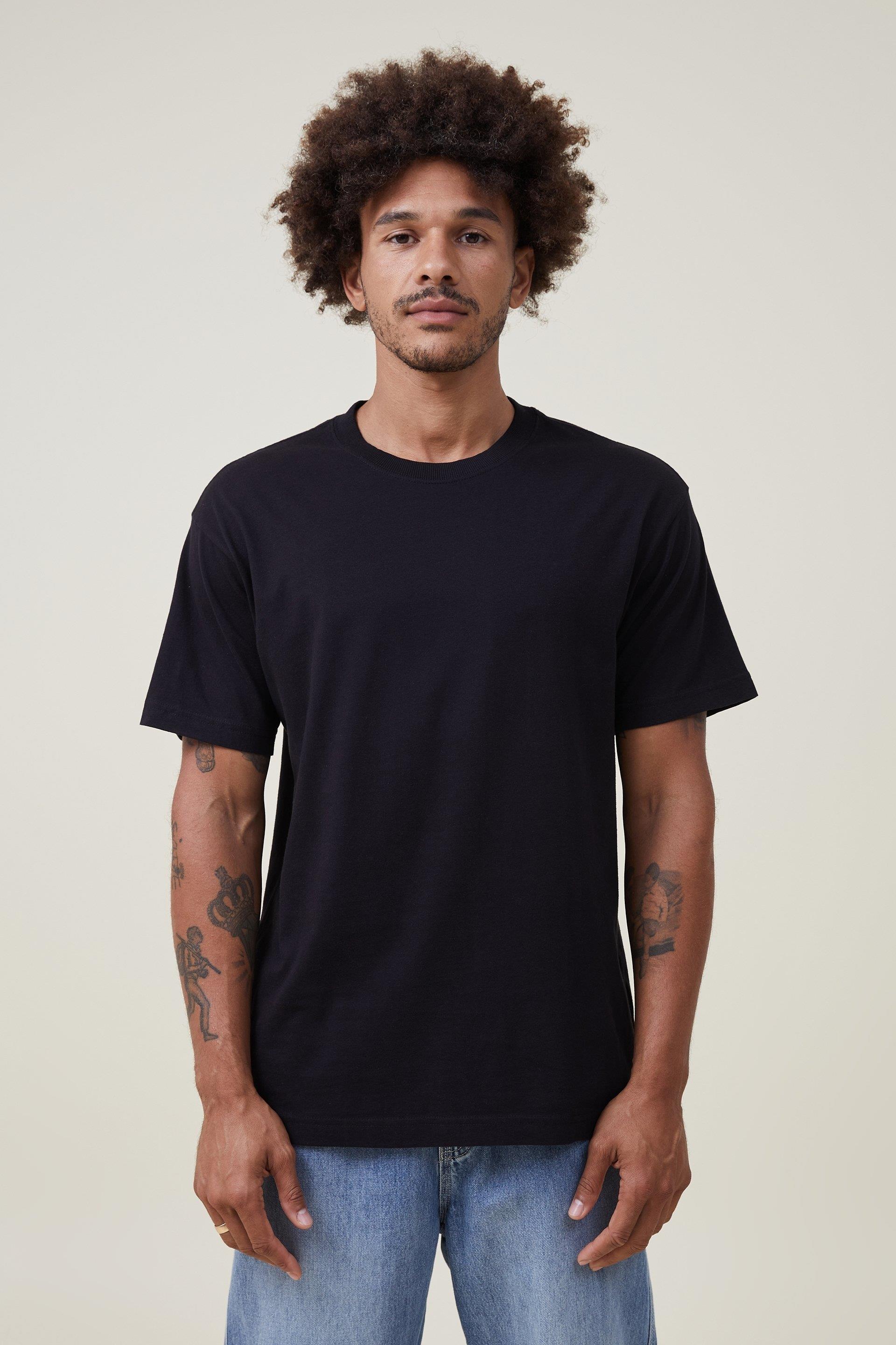Cotton On Men - Organic Loose Fit T-Shirt - Black