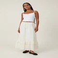 Cotton On Women - Rylee Lace Maxi Skirt - Cream