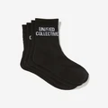 Factorie - Unisex Rib Sock - 2Pk - Unified collective blk