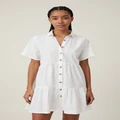 Cotton On Women - Noah Mini Shirt Dress - White