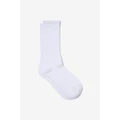Factorie - Unisex Rib Sock - Classic - White