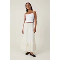 Cotton On Women - Rylee Lace Maxi Skirt - Cream