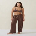 Body - Relaxed Beach Pant - Brownie