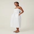 Cotton On Women - Lexi Shirred Maxi Dress - White