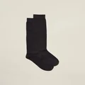 Rubi - Classic Knee High Socks - Black