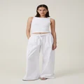 Cotton On Women - Summer Cargo Pant - White