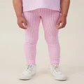 Cotton On Kids - Huggie Tights - Pink gerbera/gingham