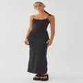 Supré - Luxe Sleeveless Maxi Dress - Black