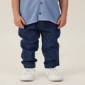 Cotton On Kids - Will Cuffed Pant - Sorrento dark blue