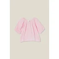 Cotton On Kids - Willow Short Sleeve Top - Blush pink