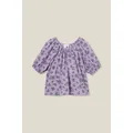 Cotton On Kids - Willow Short Sleeve Top - Lilac drop/ava ditsy