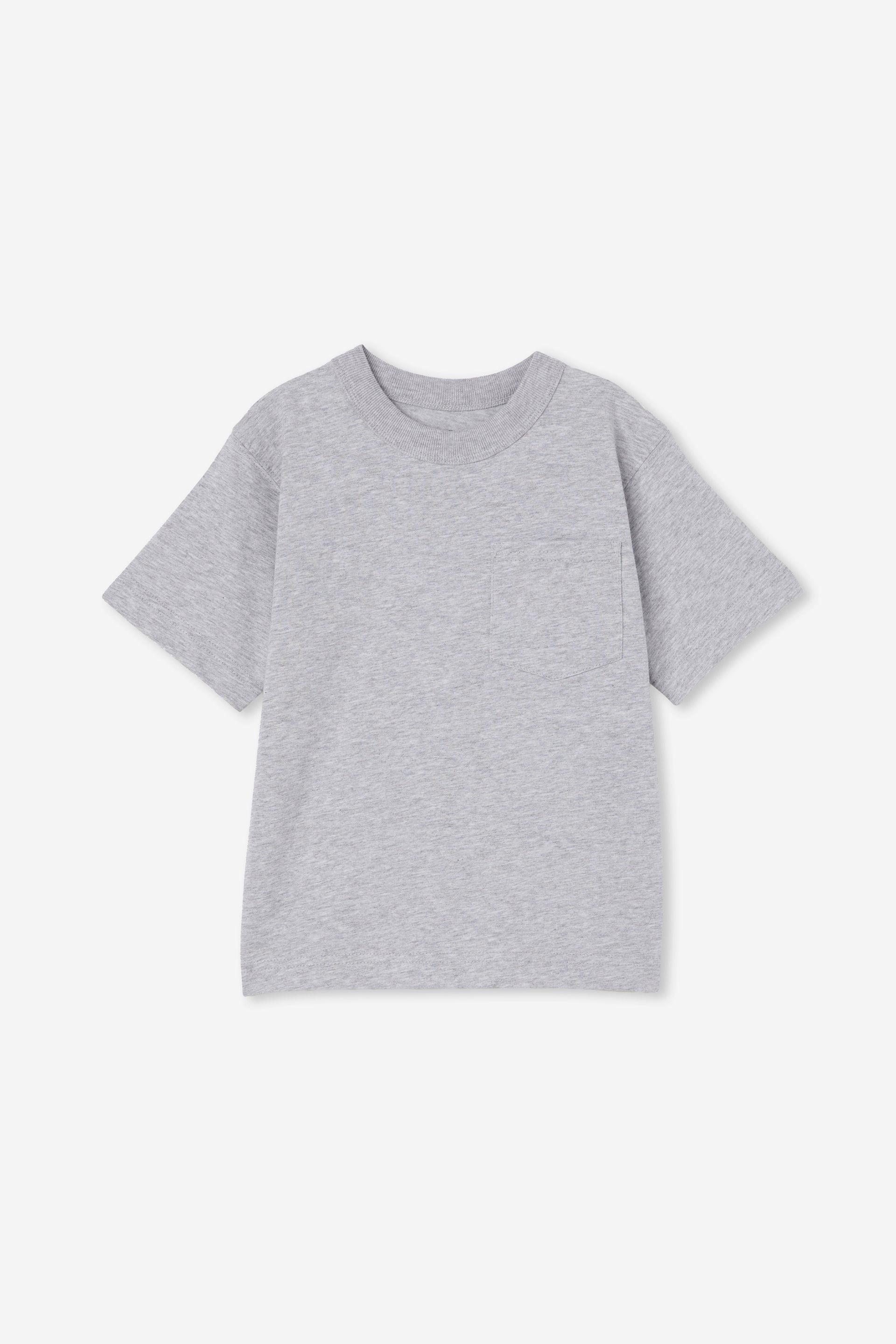 Cotton On Kids - The Essential Short Sleeve Tee - Fog grey marle