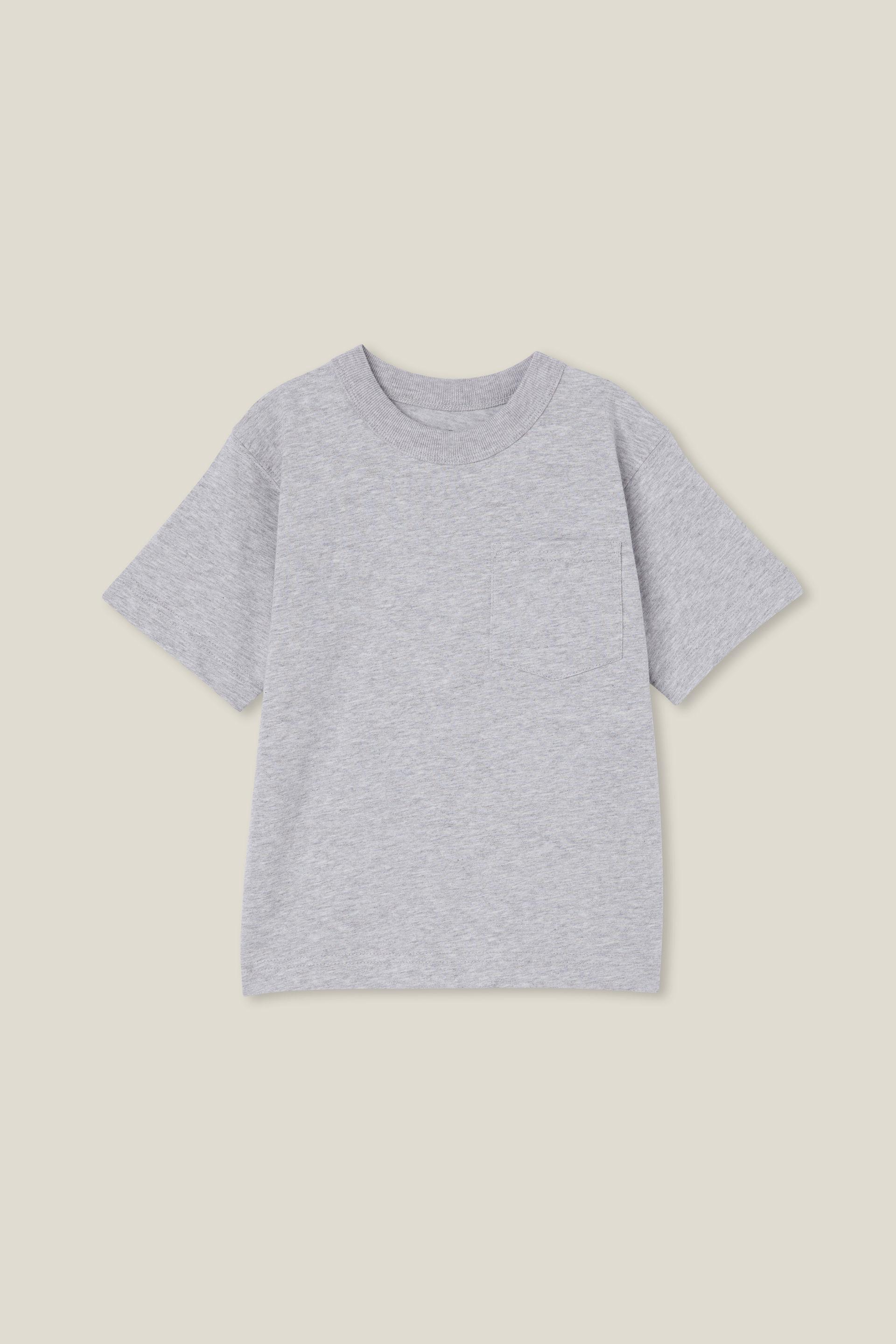 Cotton On Kids - The Essential Short Sleeve Tee - Fog grey marle