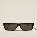 Cotton On Men - Polarized Adventure Sunglasses - Black/black smoke