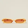 Cotton On Men - Fluid Sunglasses - Rust/brown
