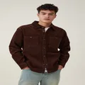 Cotton On Men - Heavy Overshirt - Chocolate cord